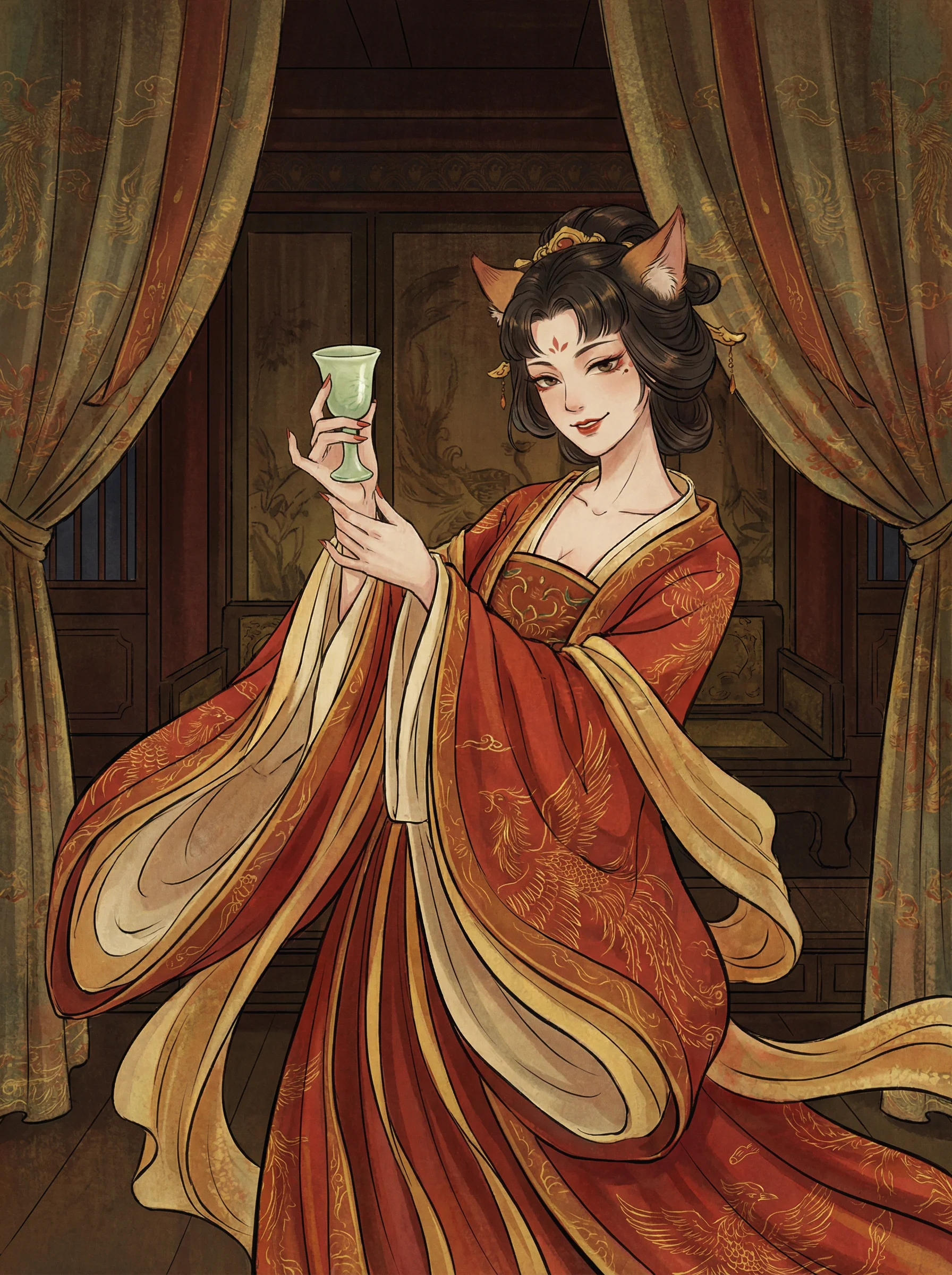 妲己 - 美眉学杀鸡 封神榜截教动漫角色